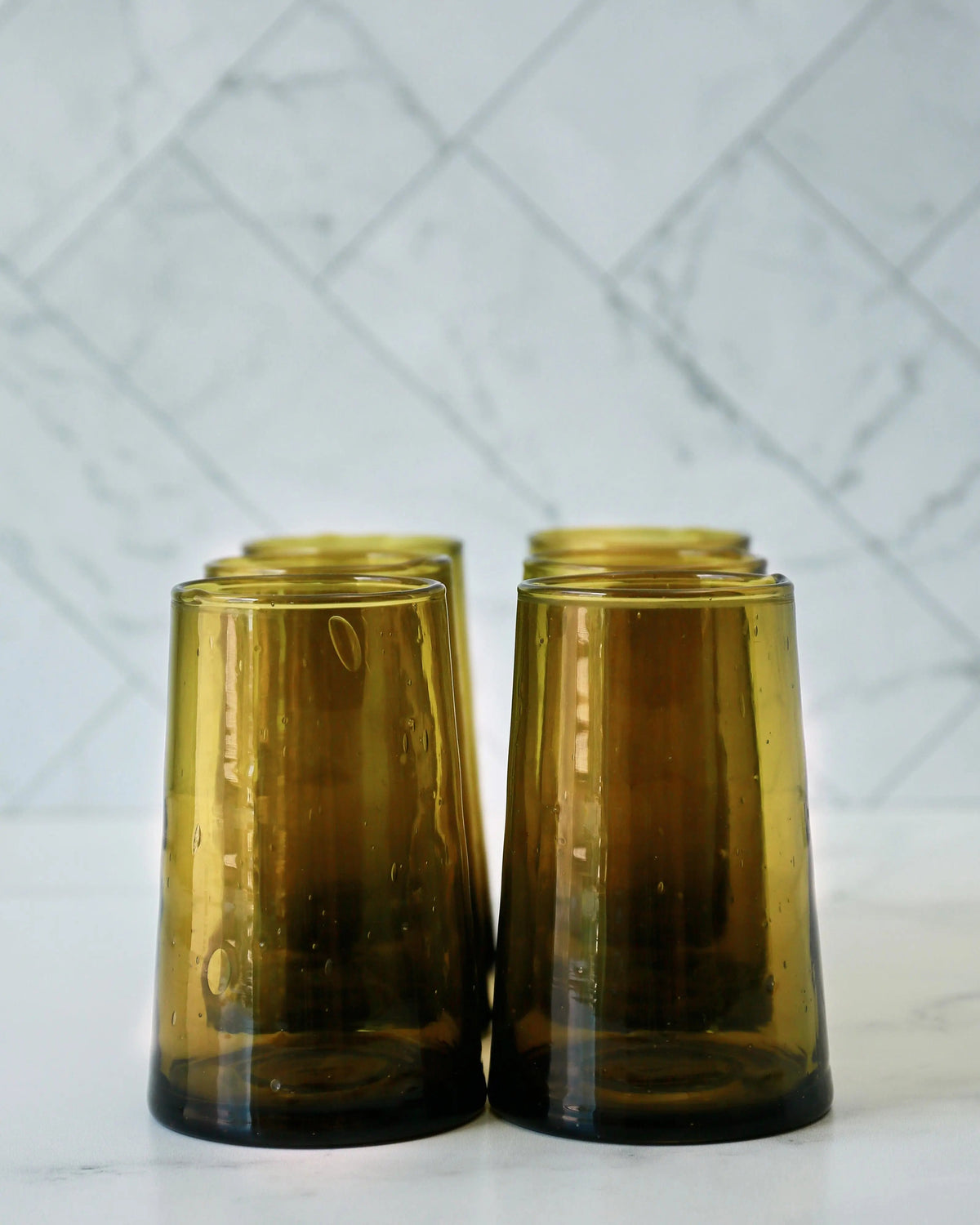 Glassware Moroccan Cone Glassware (Set of 6) - Pop of Modern