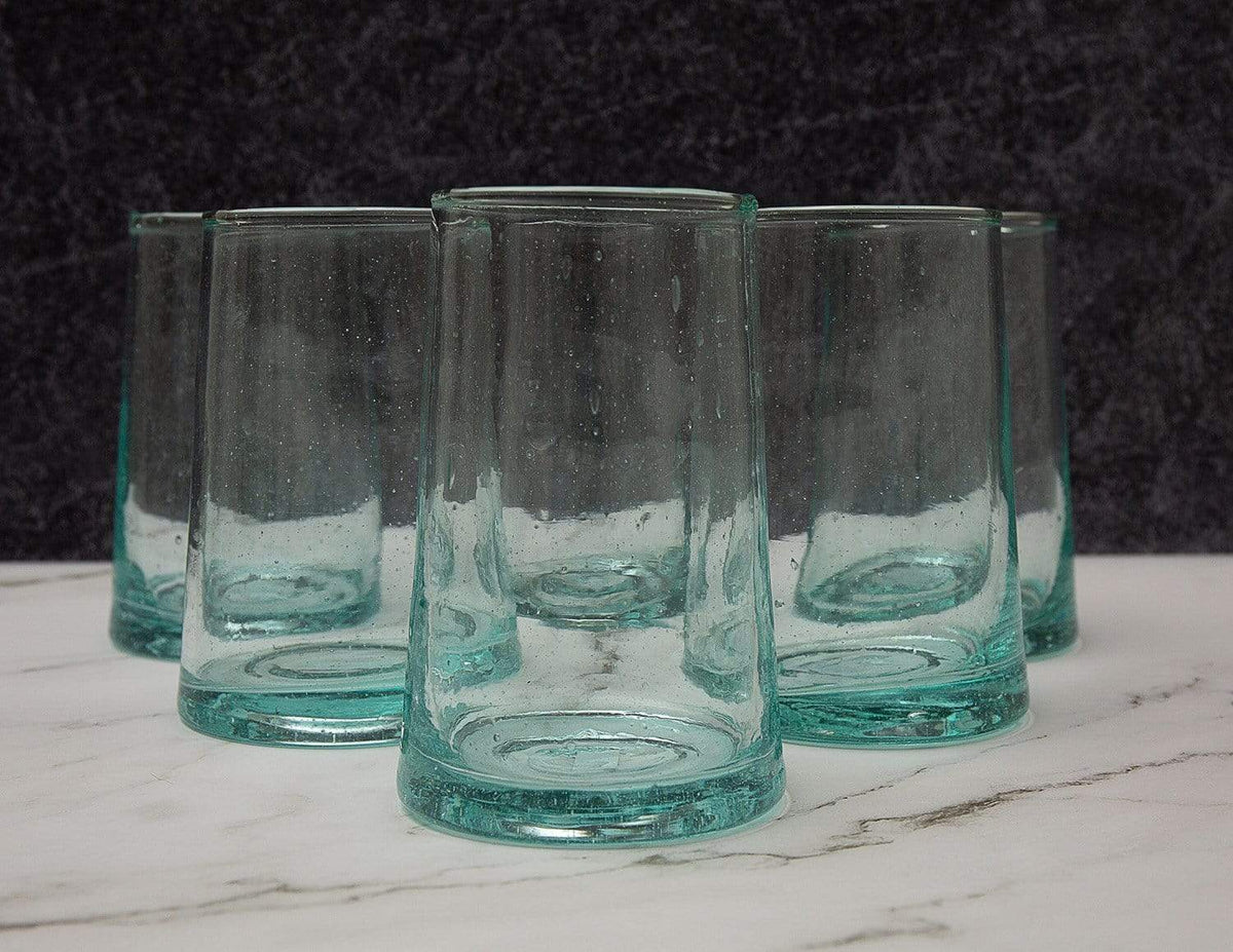 Verve Culture Glassware Clear Moroccan Cone Glassware (Set of 6)