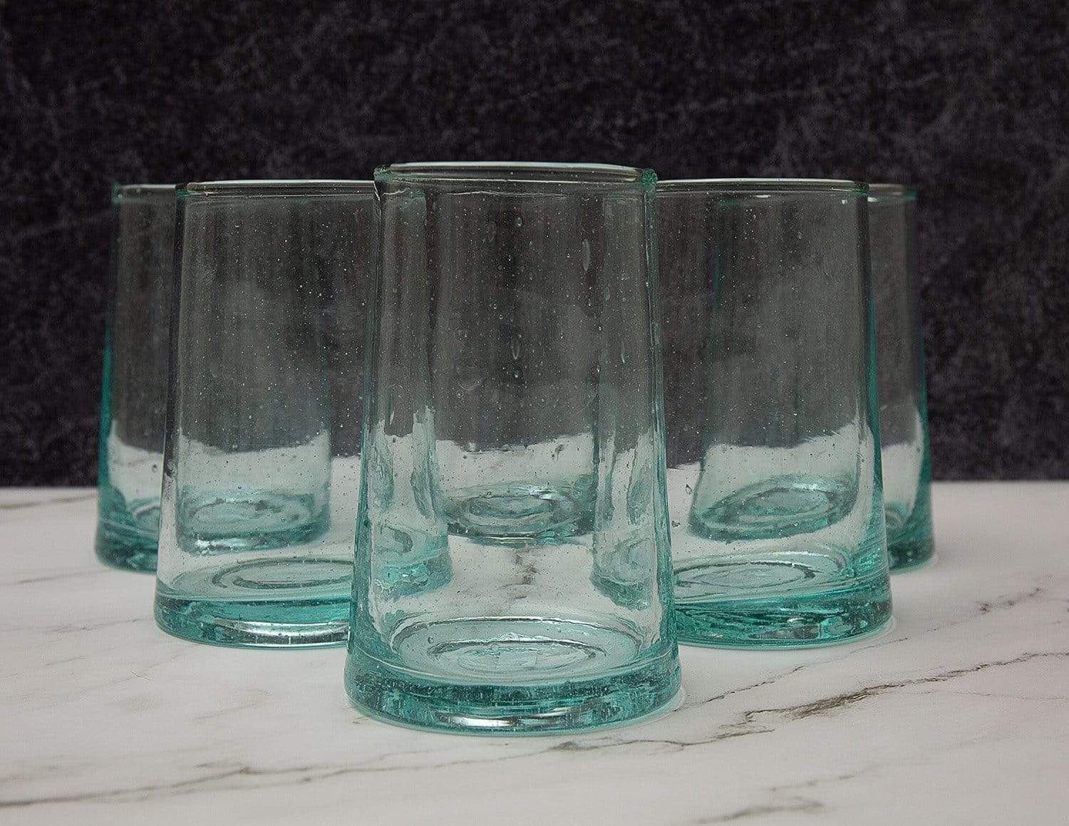 Verve Culture Glassware Clear Moroccan Cone Glassware (Set of 6)