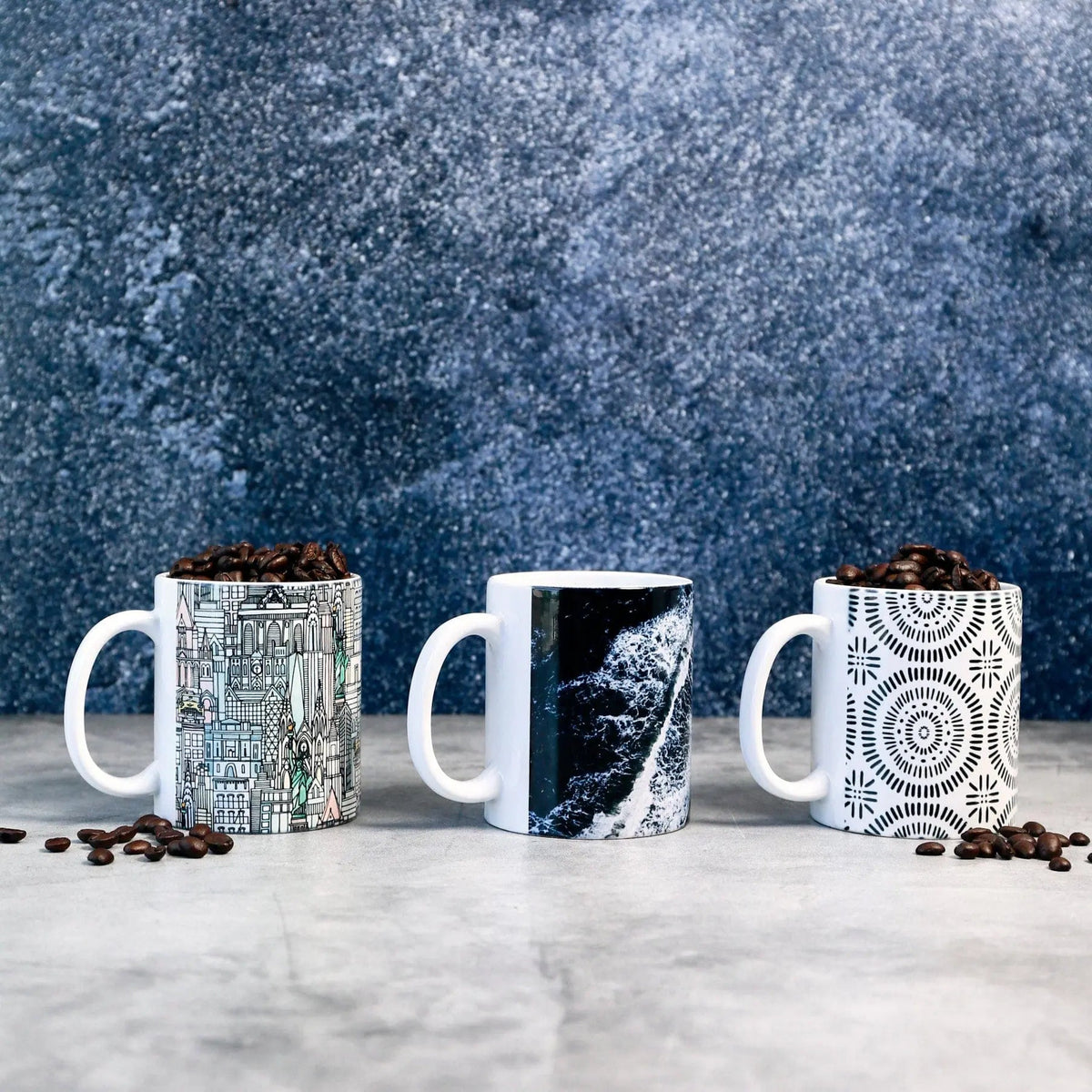 Coffee Mugs New York Watercolor Coffee Mug - Pop of Modern