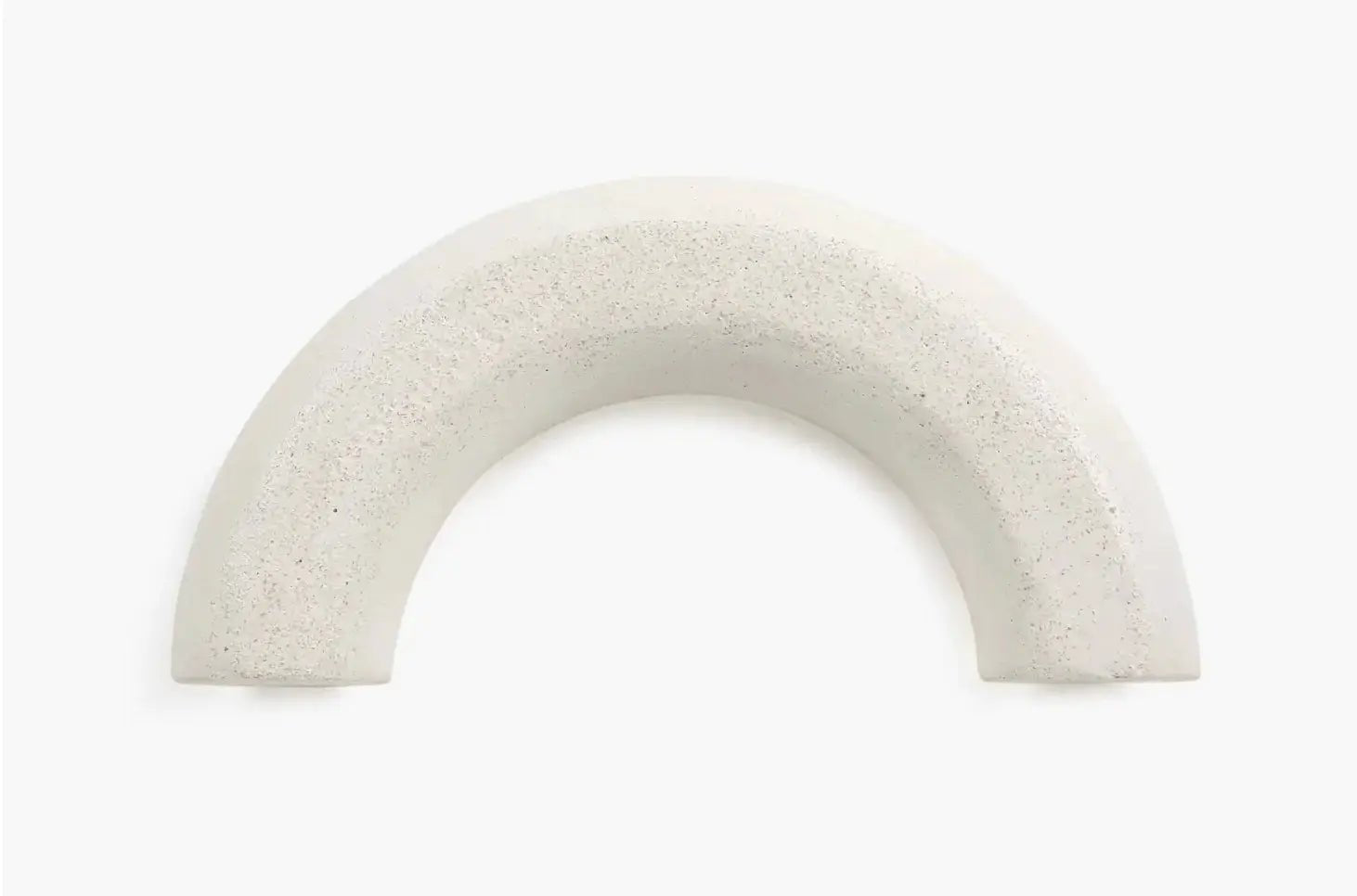  Nordic Style C Shaped Concrete Candle Holder- IVORY - | Pop of Modern