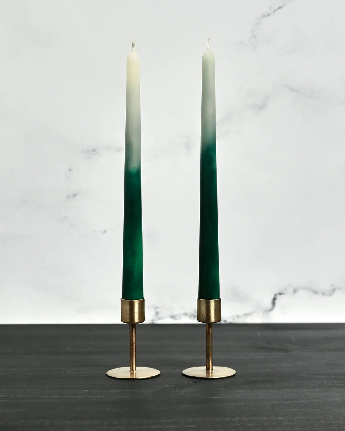 Candle Handcrafted Ombré  10&quot; Beeswax Taper Candle - Pop of Modern