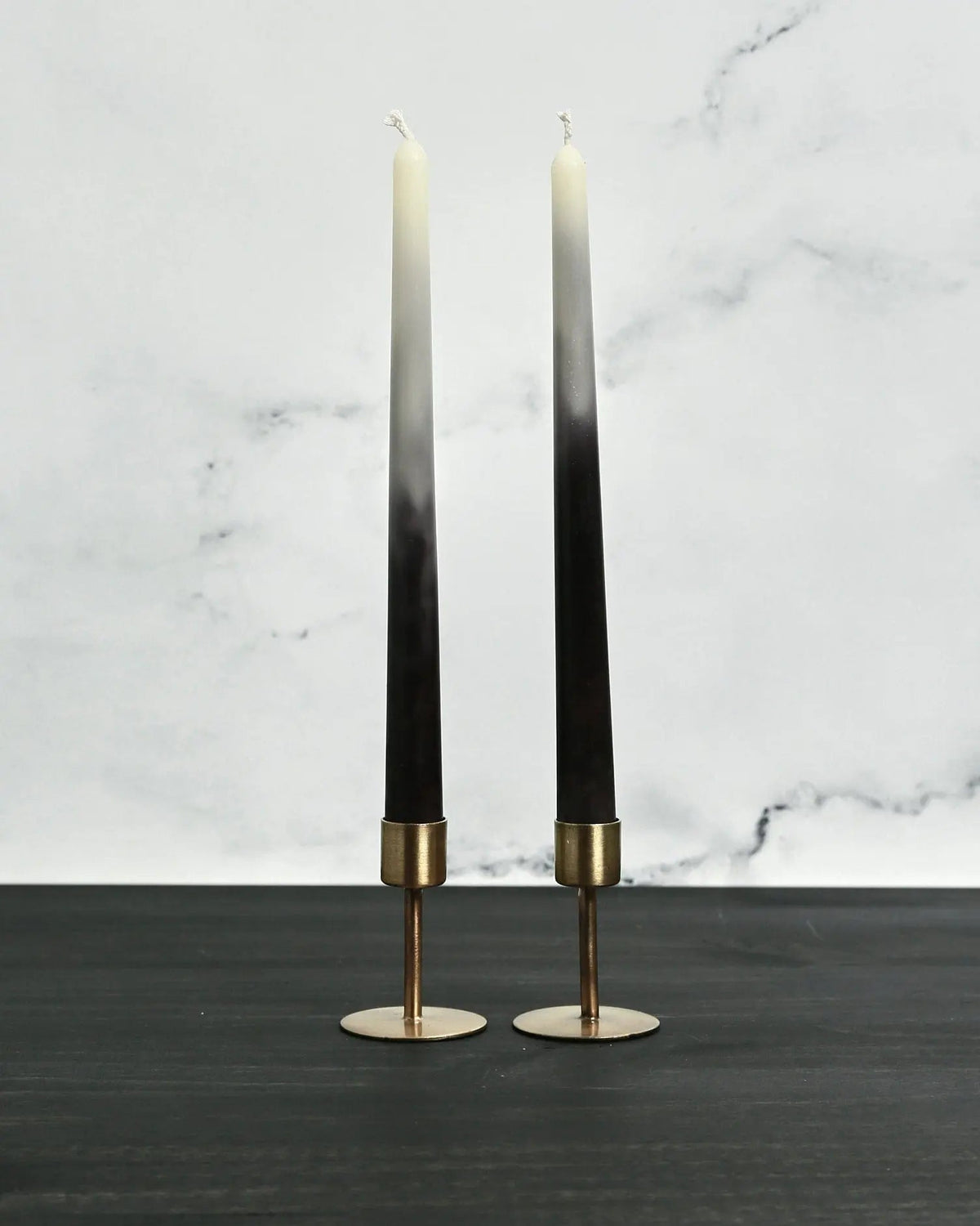 Candle Handcrafted Ombré  10&quot; Beeswax Taper Candle - Pop of Modern