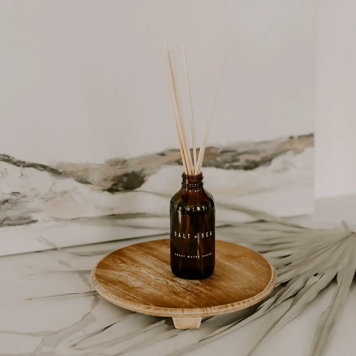 Wood Pedestal Stand - Black or Natural - Pop Of Modern