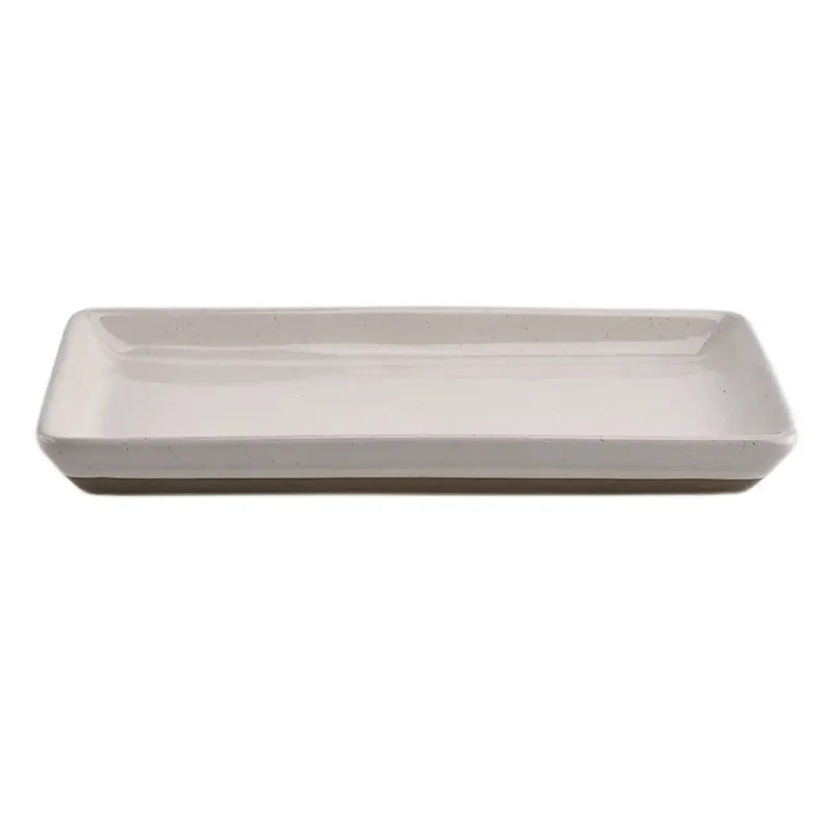Stonewear Tray Stoneware Tray - Cream Speckled - Pop of Modern 