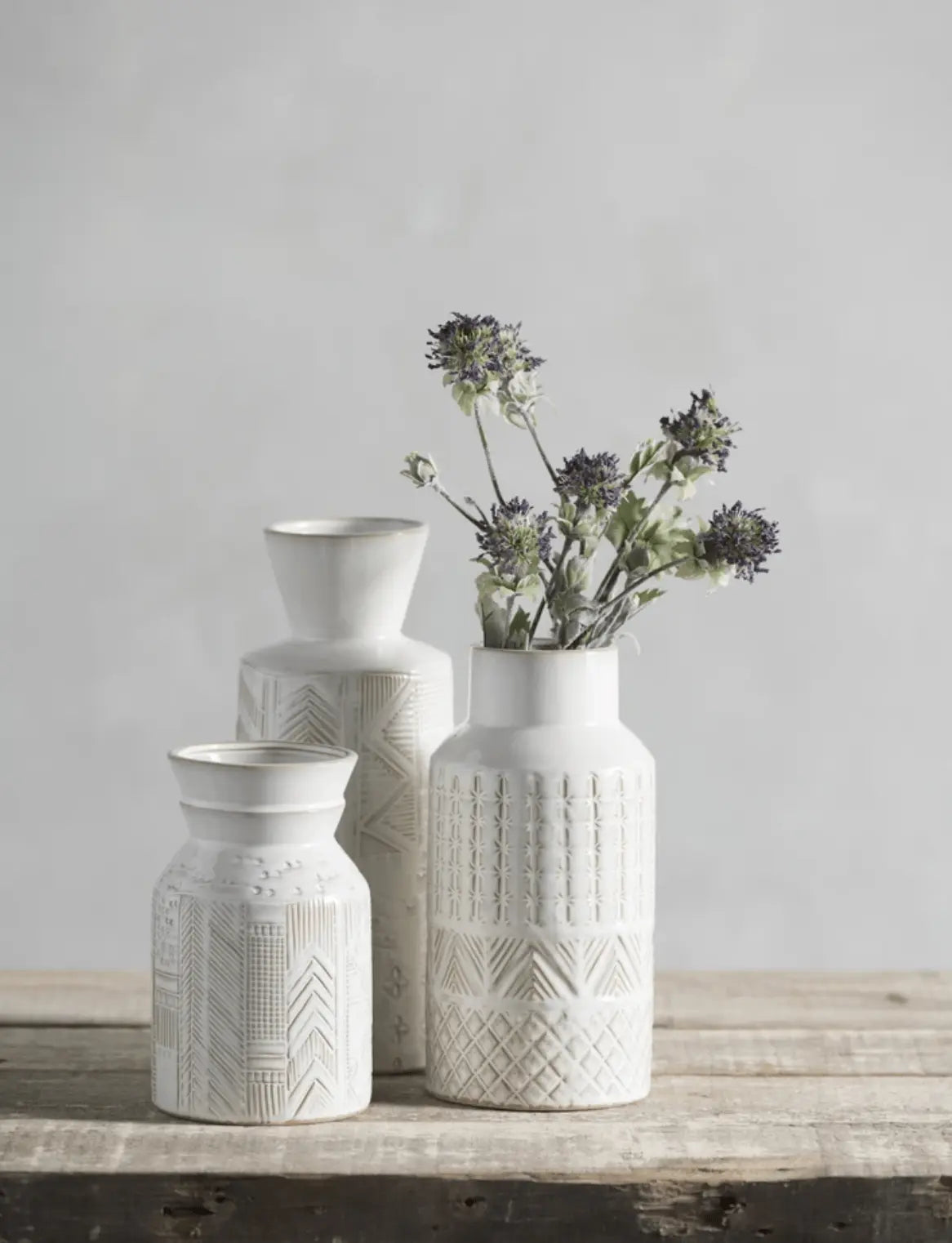 Shiraleah Vase Ivory Austin Vase - Medium