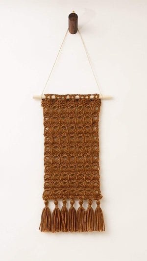 Luxe by linda wall hangings Luxe Wall Tapestry - Rings & Braids