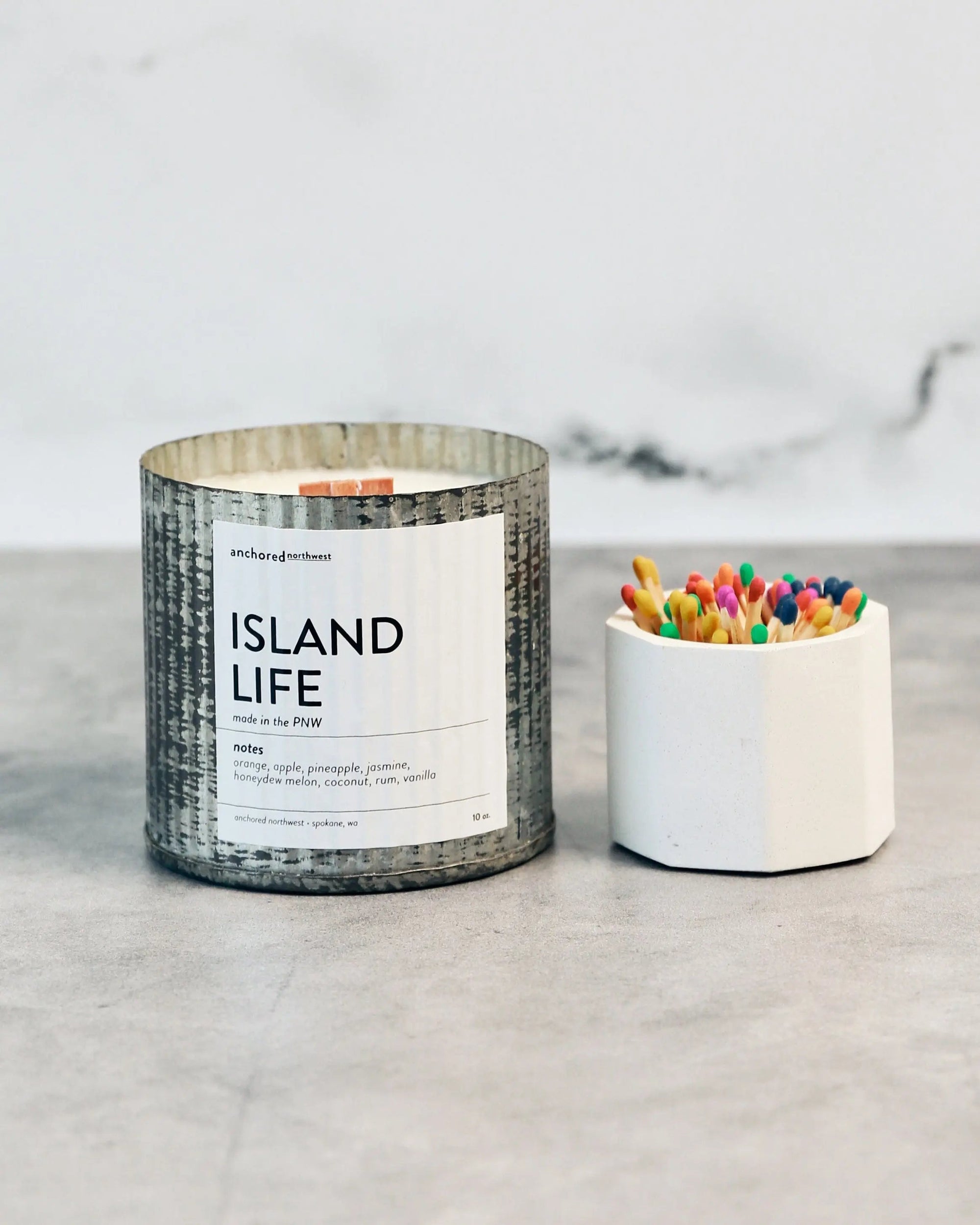 Candles Wood Wick Scented Soy Candle - Pop of Modern