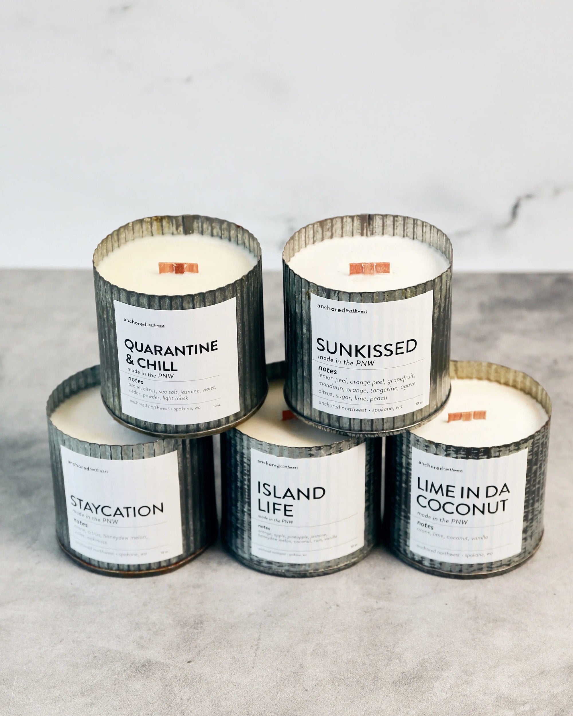 Candles Wood Wick Scented Soy Candle - Pop of Modern